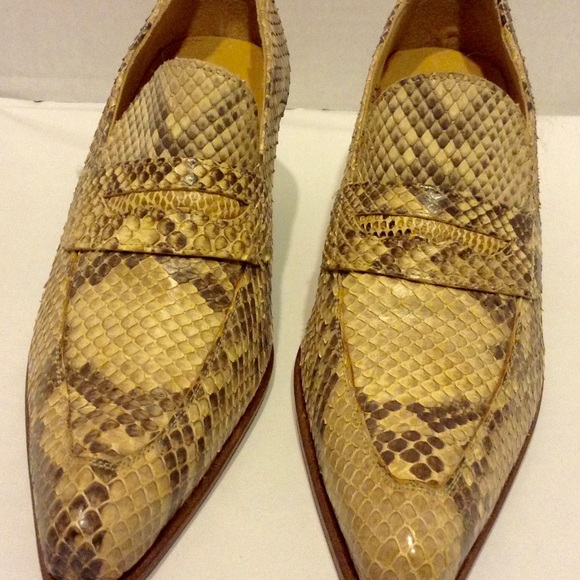 New Sartore Paris Vintage Python Skin Ankle Boots 5.5 Made in France - Picture 8 of 10